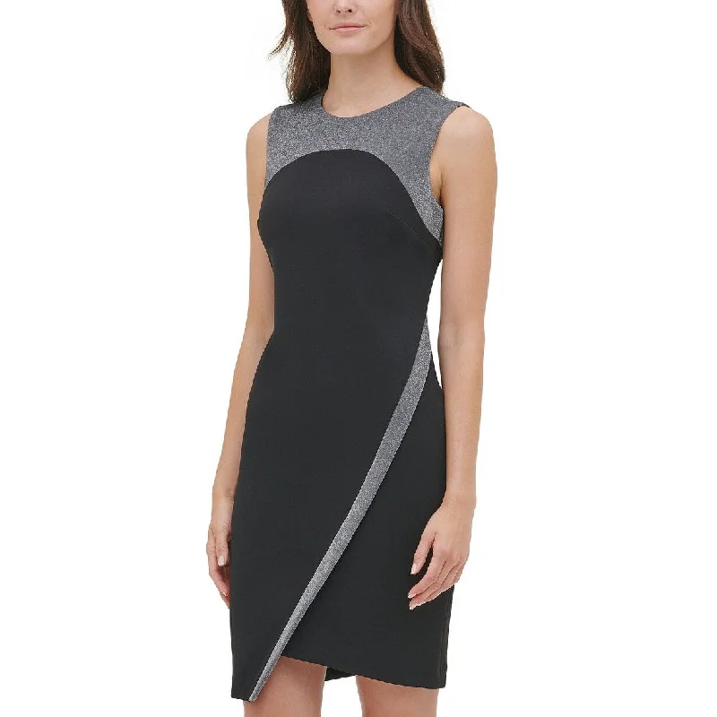 Tommy Hilfiger Women's Metallic-Trim Asymmetrical Sheath Dress Black Size 10 British Gentlewoman Style Tommy Hilfiger Women's Metallic-Trim Asymmetrical Sheath Dress Black Size 10 British Gentlewoman Style