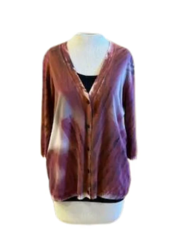 Cashmere Cardigan In Multi Dapper Women's 1920S