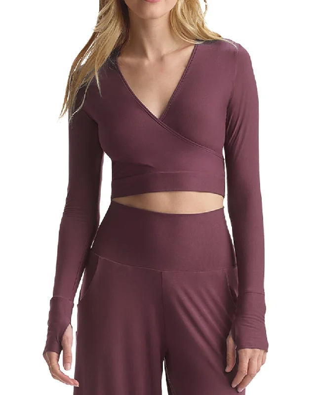 commando Butter Wrap Top Elegant Women's 