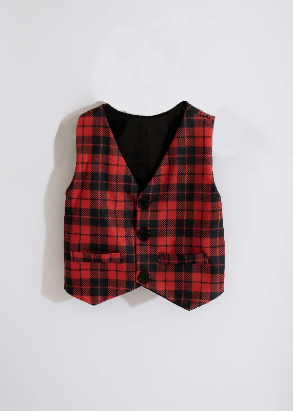 Santa's Little Helper Vest Red Dynamic Women's High - energy