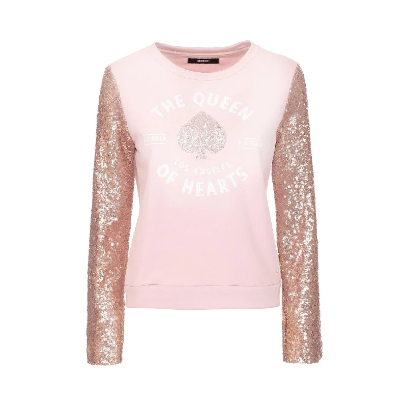 Imperfect  Cotton Women's Sweater Athletic Women's High - 