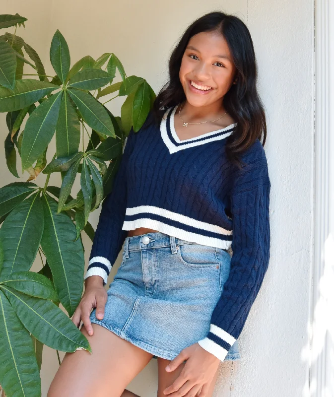 Katie J NYC Girls Blair Sweater Hip Women's Retro