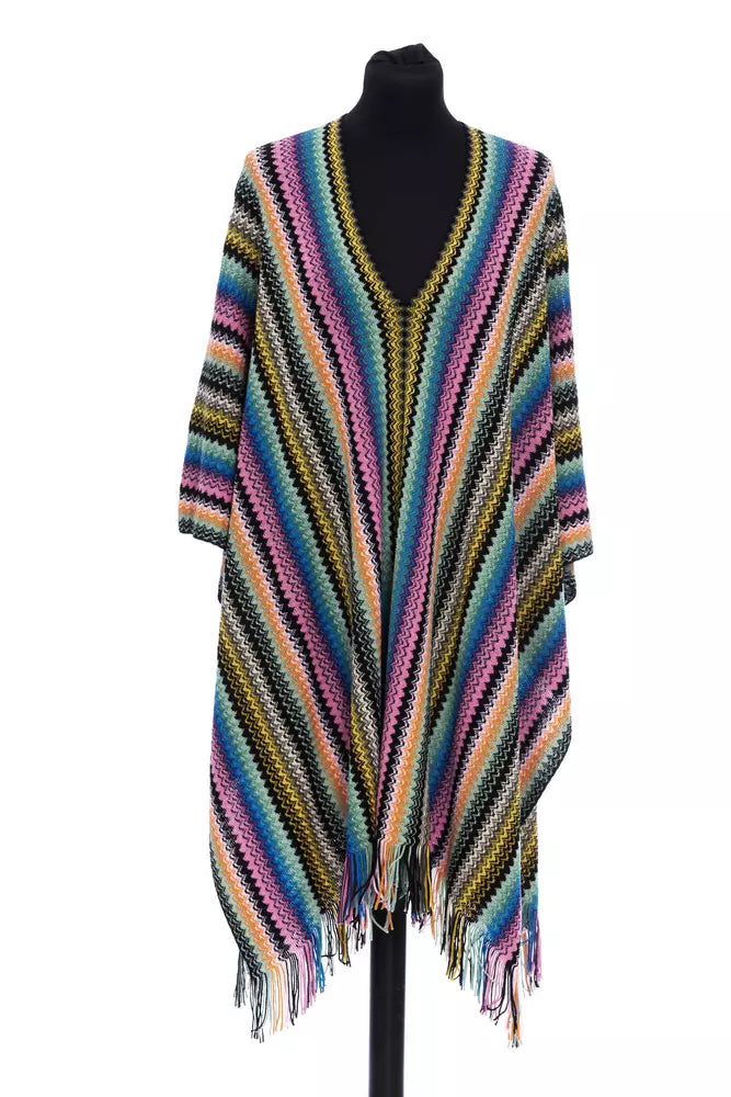 Missoni  Wool Women's Poncho Cozy Women's Winter