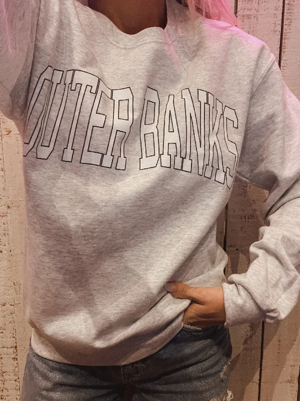 OUTER BANKS CREW NECK Classic Women's Tweed