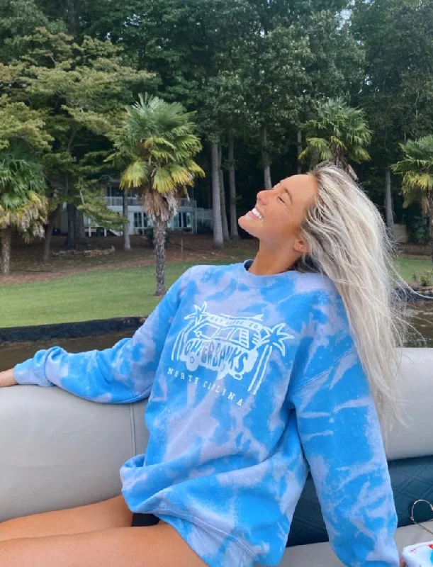 THE POGUE MOBILE OUTER BANKS CREW NECK Trendy Women's Oversized