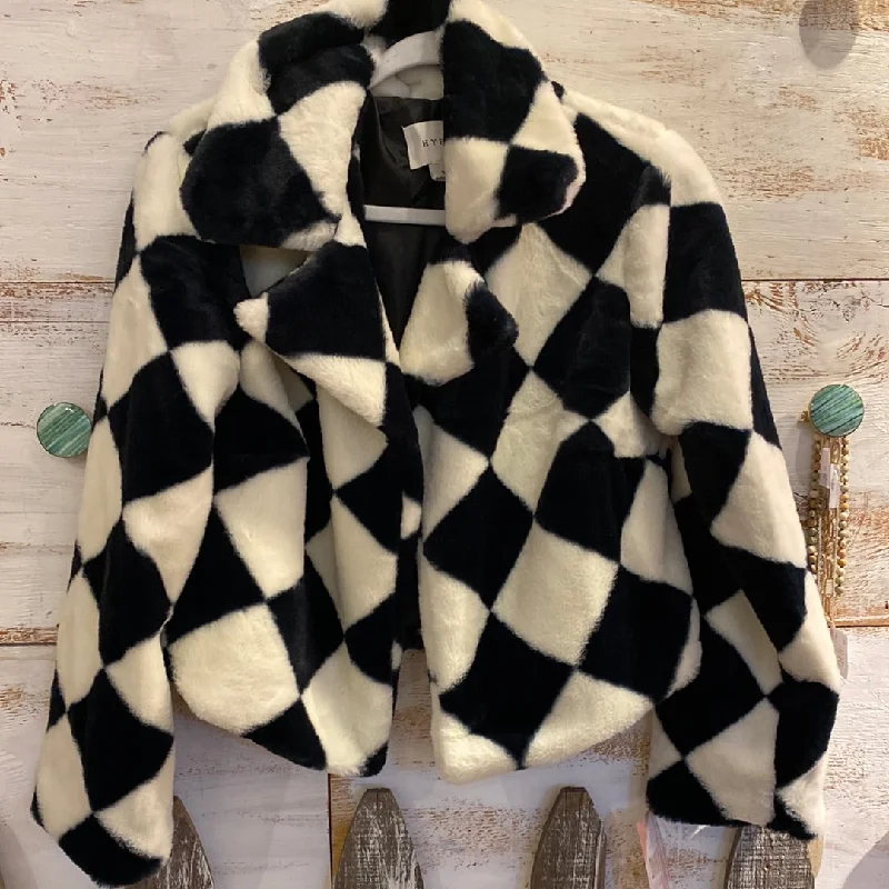 PARTY TIL MIDNIGHT COAT Luxurious Women's High -  end