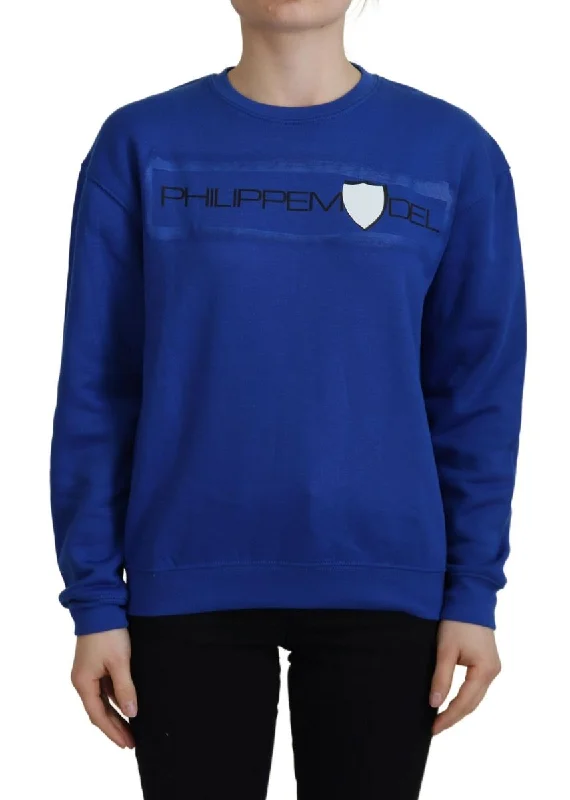 Philippe Model  Printed Long Sleeves Pullover Women's Sweater Elegant Women's 