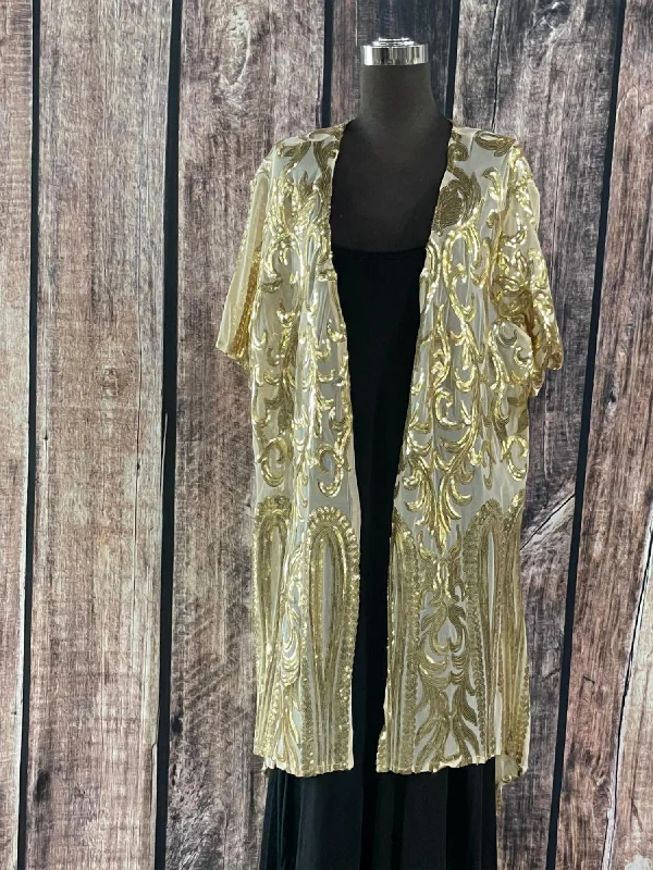 Sequin Duster In Gold Sporty Women's Tennis