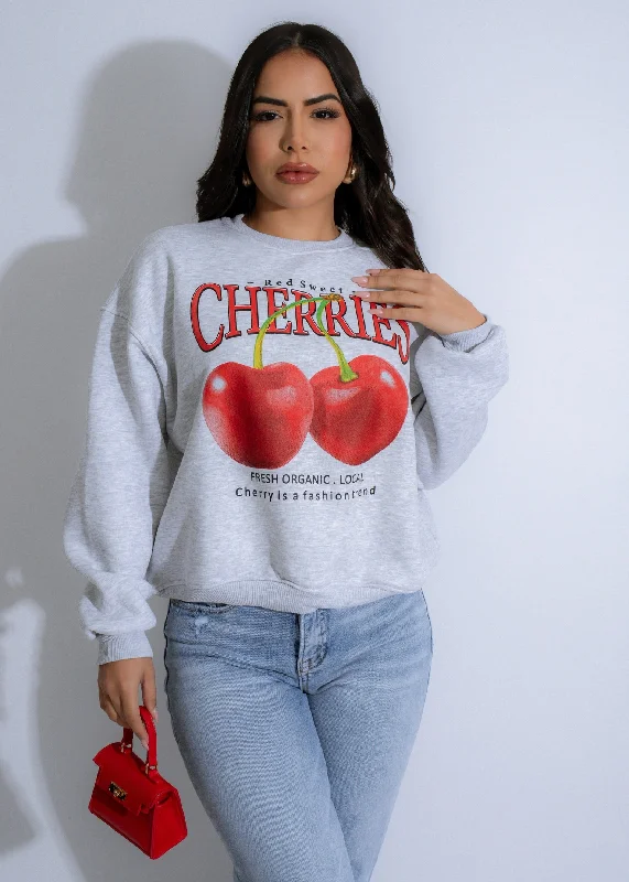 The Ultimate Staple Sweater Grey Stylish Women's Neon