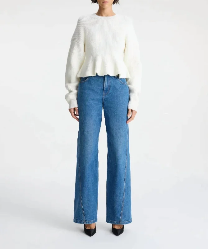 Women's Eliza Sweater In Cream Artistic Women's Avant - 