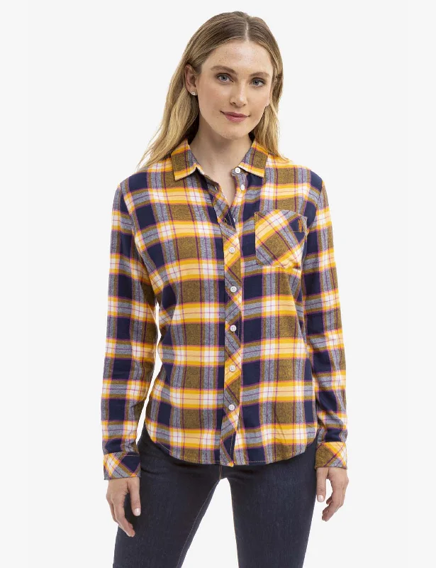 FLANNEL PLAID LONG SLEEVE SHIRT Cool Women's Skate