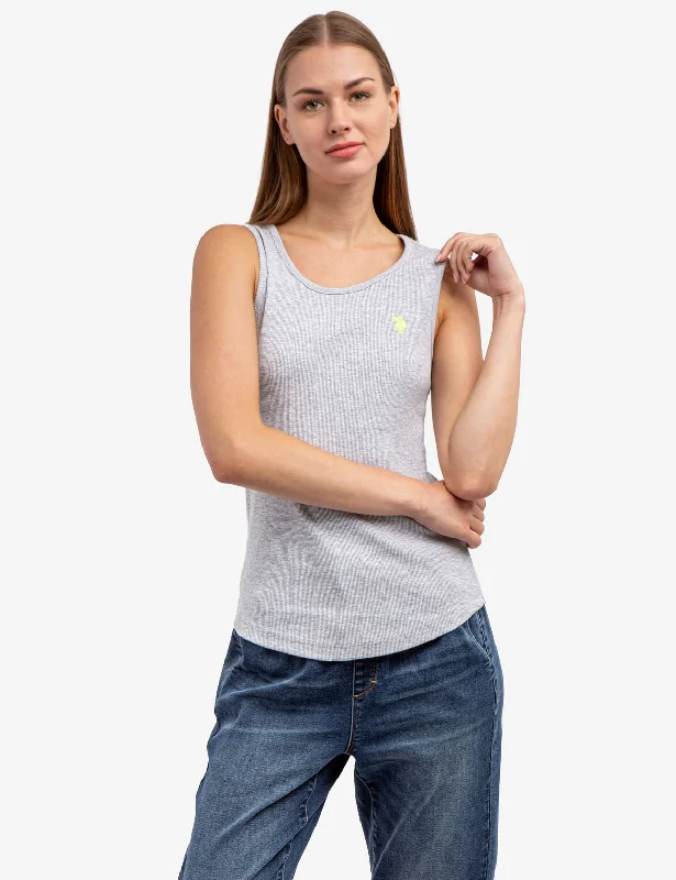 RIB TANK TOP Bold Women's Animal Print